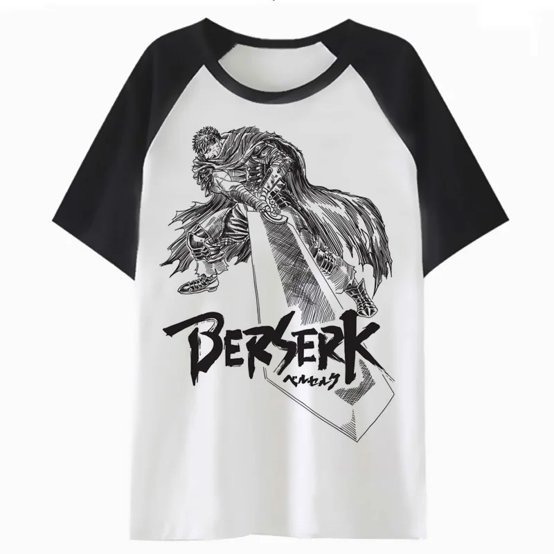 

Berserk t shirt t-shirt tee harajuku top tshirt clothing funny hop for men male hip streetwear F4063