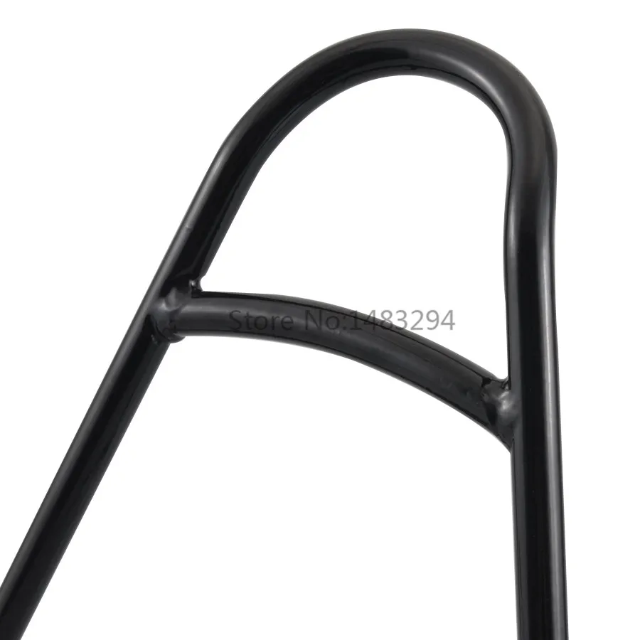 Черный Кронштейн спинки Sissy Bar для моделей Harley Sportster XL 883 1200 48 Iron модели по току в