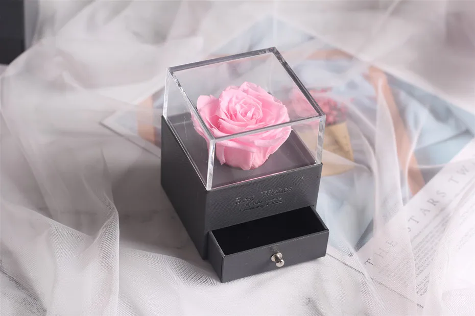 Подарок Красавица и Чудовище роза Романтический День святого Валентина подарки вечная эксклюзивная Роза в стеклянном куполе подарок на день рождения День Матери