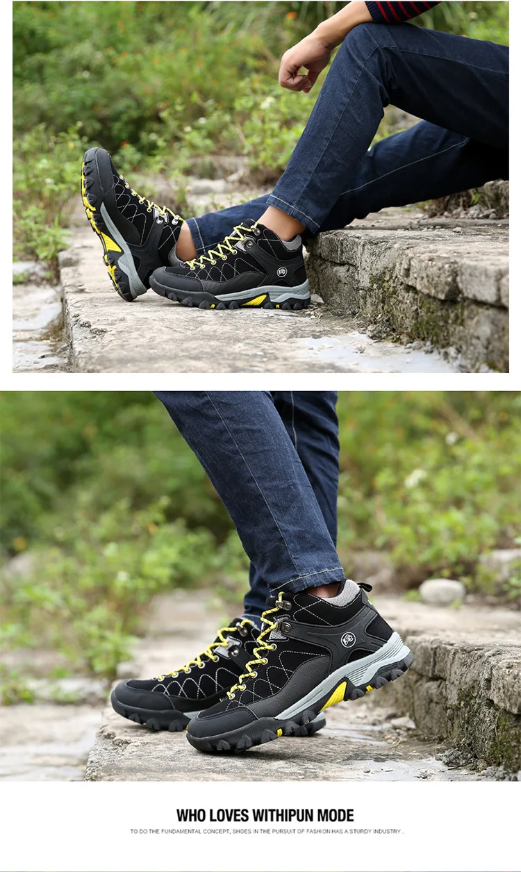 New Typical Style Men Hiking Shoes High-Cut Sport Shoes Outdoor Jogging Athletic Shoes Comfortable Sneakers Free Shipping 39-45