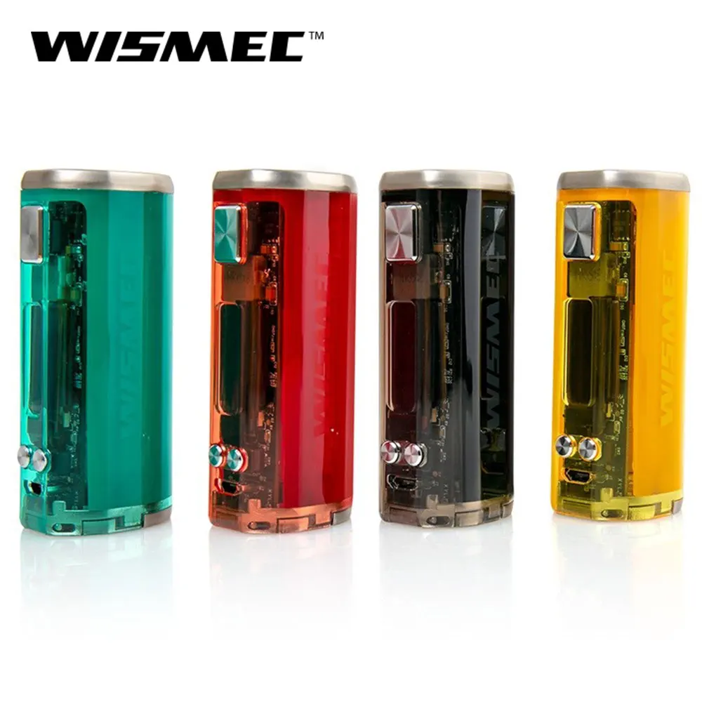 

80W Original WISMEC SINUOUS V80 TC Box Mod Powered by single 18650 battery vape mod box