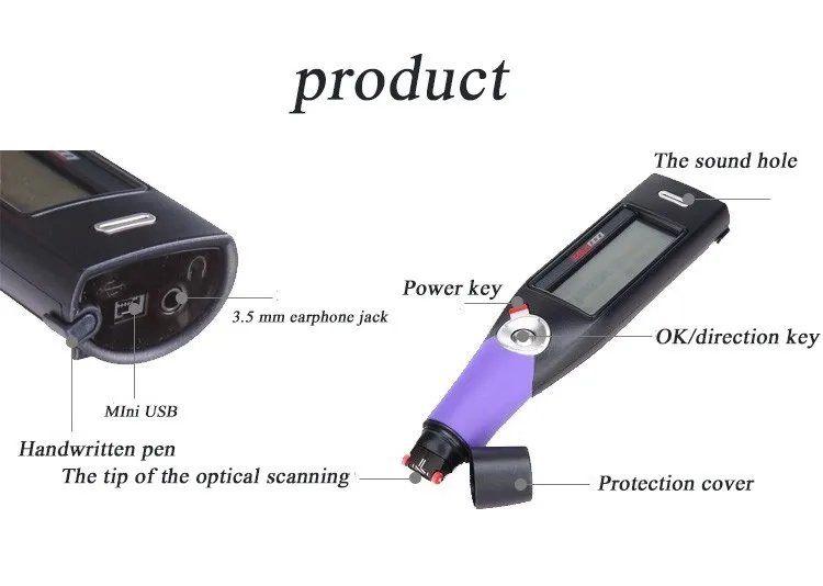 Новинка Высокое качество китайский и английский сканирующая ручка Переводные ручки Портативный Сканер Поддержка win7 Переводные документы