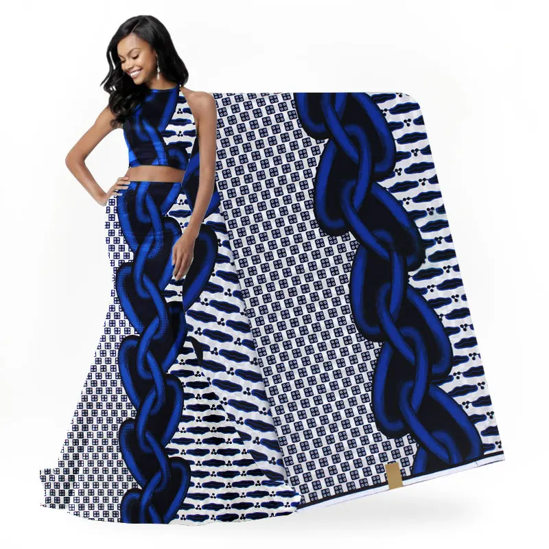 

Veritable Wax Hollandais Guaranteed Real Dutch Wax 100% Cotton Hollandais Wax High Quality African Fabric H1901