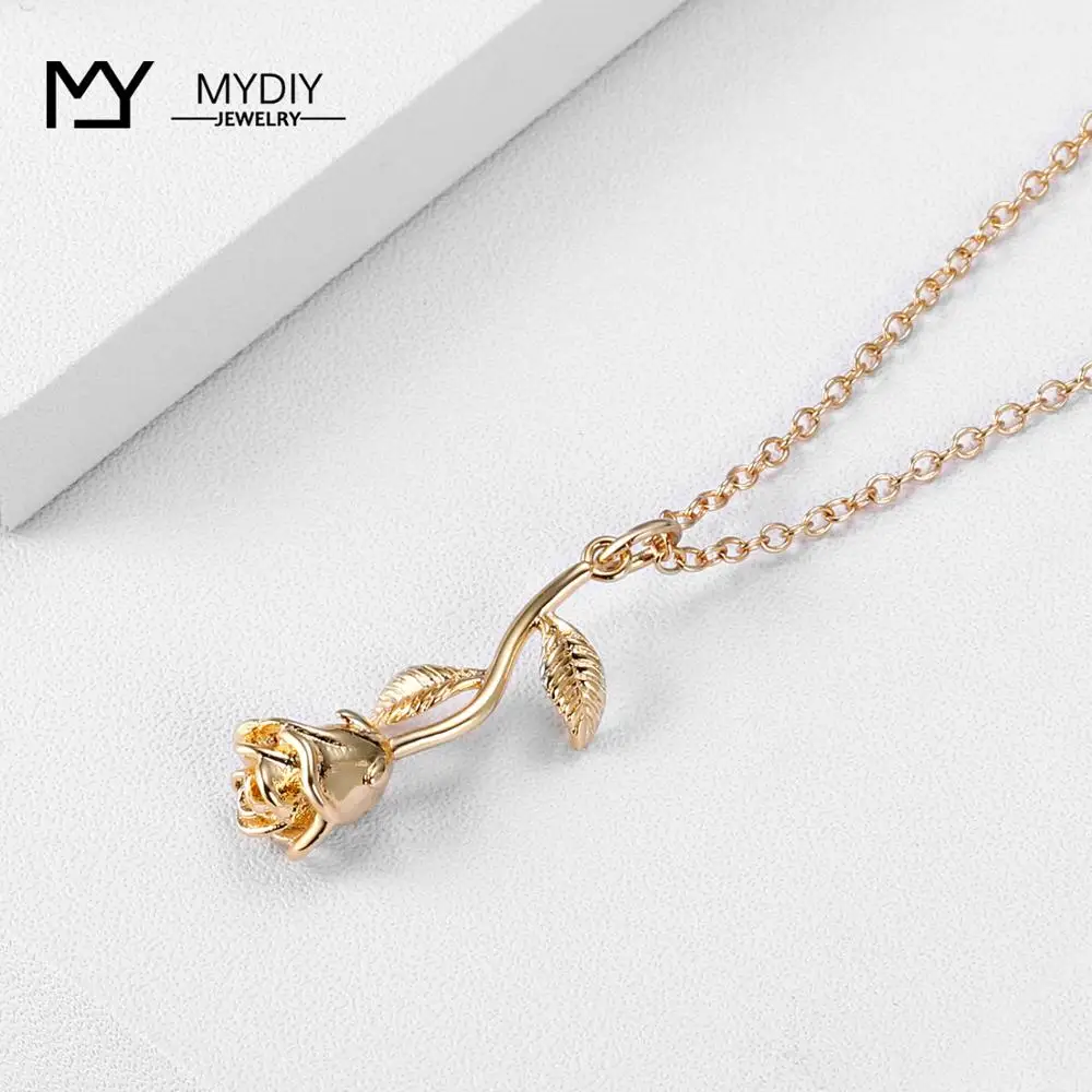 Rose Necklace Rose Pendant For Women 