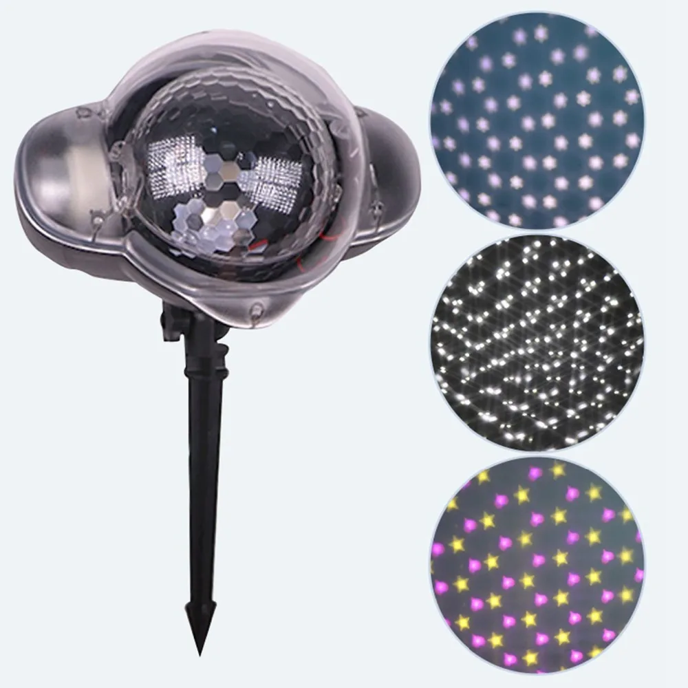 

US/EU PlugOutdoor Laser Projector Sky Star Spotlight Landscape Lights Garden Lawn Christmas party lawn stage bar projector lamp