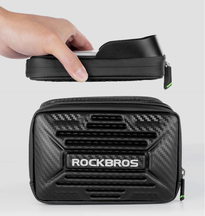 Clearance ROCKBROS Bike Bag Carbon Pattern Touch Screen Mobile Phone Bicycle Saddle Bag MTB Cycling Tube Bag For 6.2in Bicycle Accessories 5 Clearance ROCKBROS Bike Bag Carbon Pattern Touch Screen Mobile Phone Bicycle Saddle Bag MTB Cycling Tube Bag For 6.2in Bicycle Accessories 5