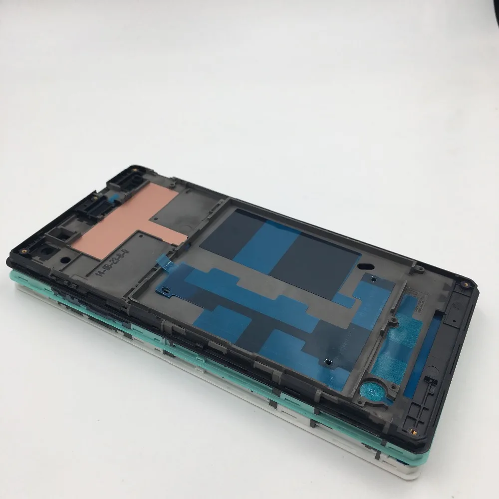 RTBESTOYZ ЖК дисплей рамка Корпус Корпуса для Sony Xperia C3 S55T передний экран сменный