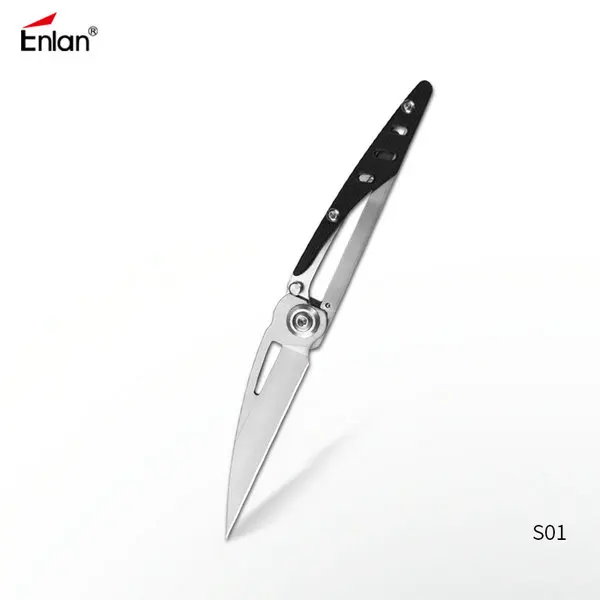 ENLAN Открытый легкий карманный нож 8Cr13mov стали, складные ножи выживания спасательные ножи подарок EDC инструмент дропшиппинг - Цвет: S01