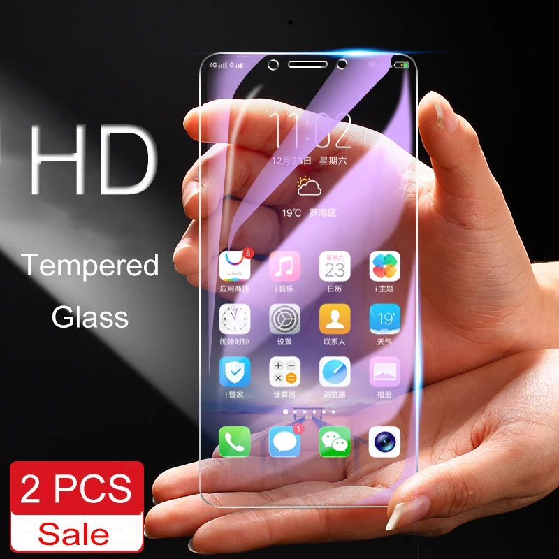 

2.5D 2Pcs Glass For Xiaomi Redmi 6 Pro 6A 5 Plus 5A 4 Pro 4X Protective Tempered Glass For Xiaomi Redmi S2 9H Ultra Clear Films