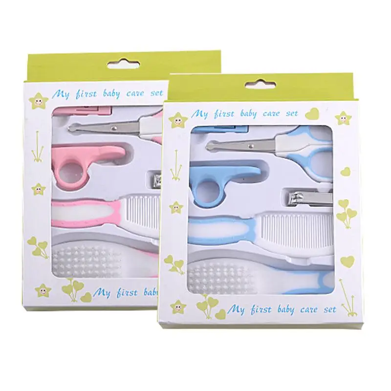 

Baby Nail Clipper Comb Brush Set 4 Piece Set Baby Care Supplies Cleaning Tool