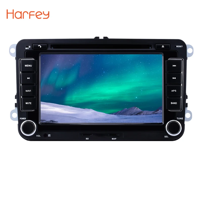 

Harfey WinCE 6.0 7" Universal Car Radio Touchscreen GPS Multimedia Player For VW Golf T5 Jetta Skoda Octavia Yeti Polo Tiguan