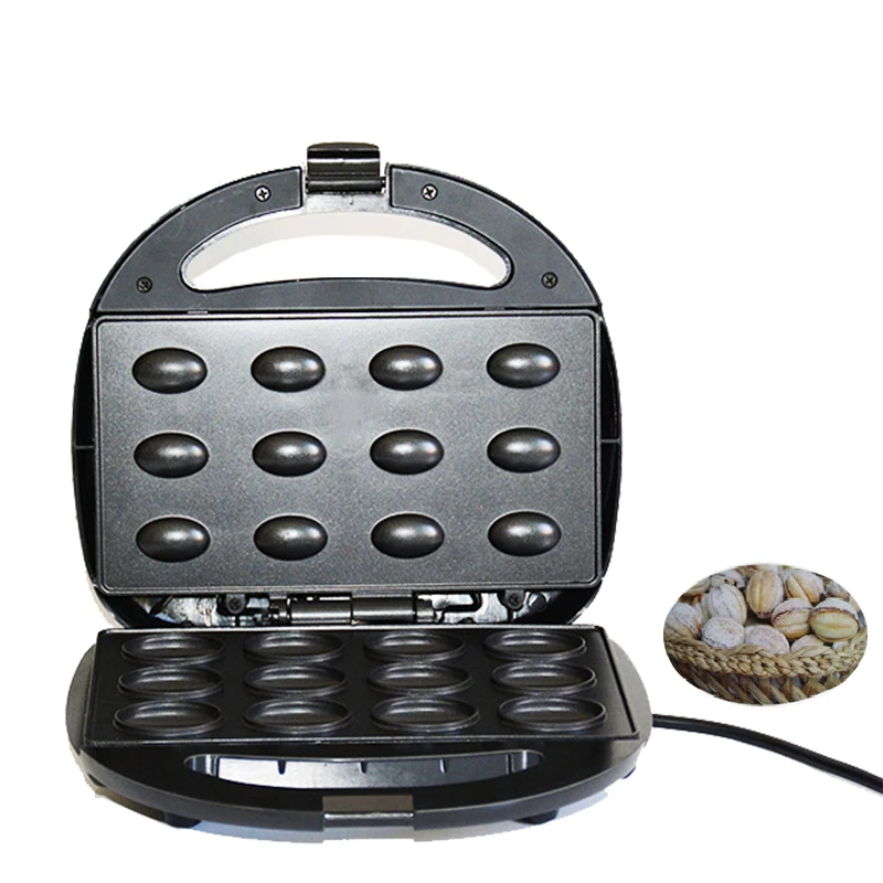 JamieLin Electric Waffle Cake Maker Small Bean Nut Pancake Baking