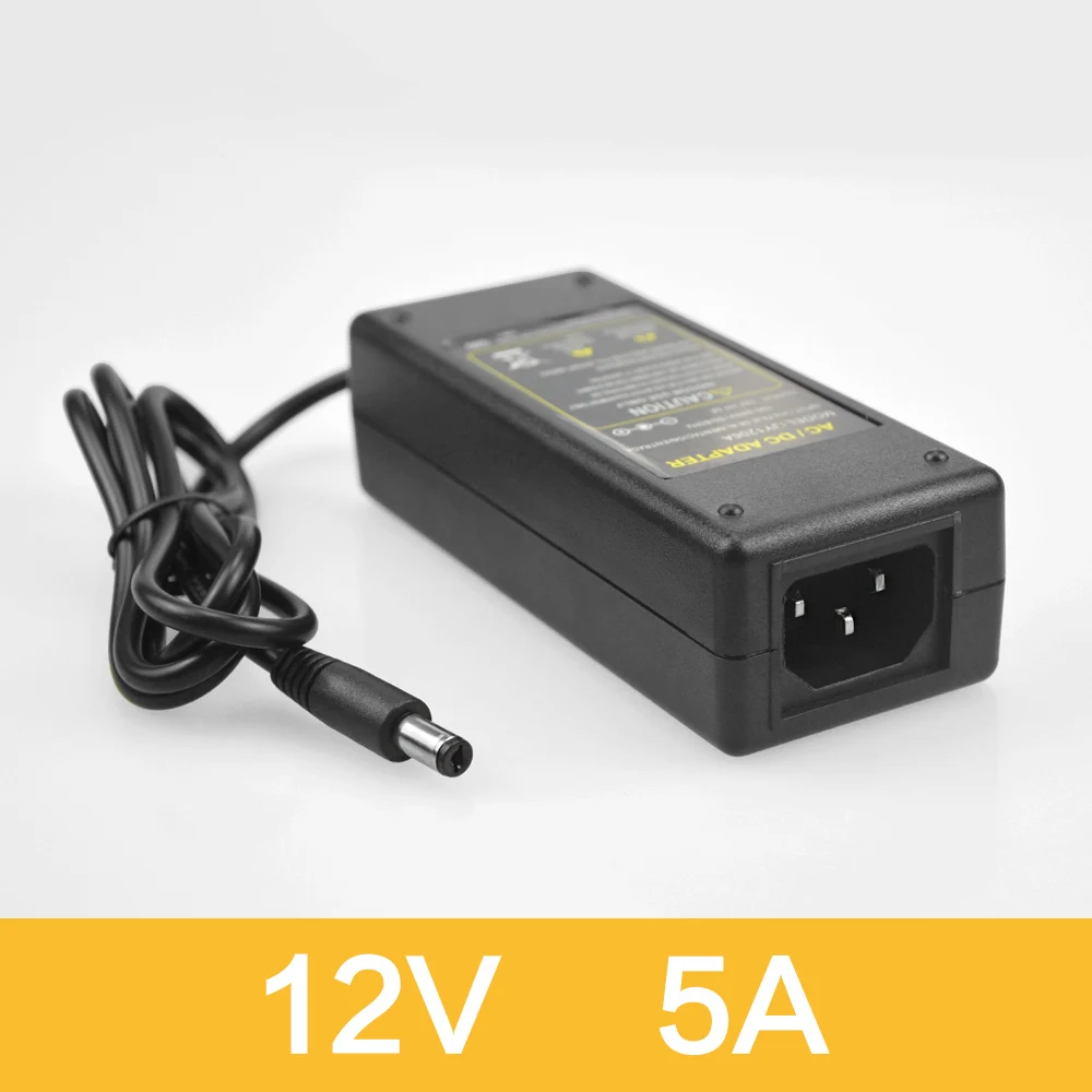 5V источник питания AC 220 V-240 V To DC 12V 24V fonte de alimenta зарядное устройство 5A 3A 2A 1A драйвер для Светодиодный светильник адаптер - Цвет: 12V 5A