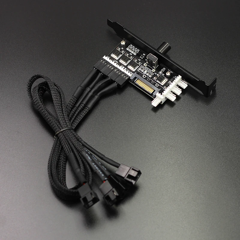 Контроллер скорости вентилятора для ЦП чехол HDD VGA PWM внешняя мощность 12 В 3pin/4pin 8