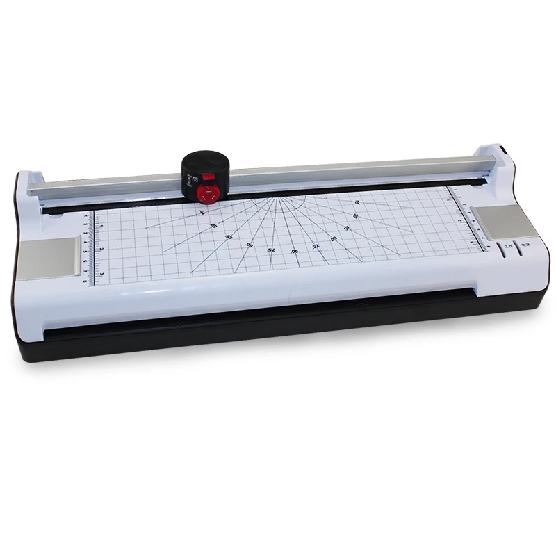 

A3 Document Photos Dedicated Laminator with Paper Cut Function Hot and Cold Smooth Laminating Machine 2 Rollers for Office Home
