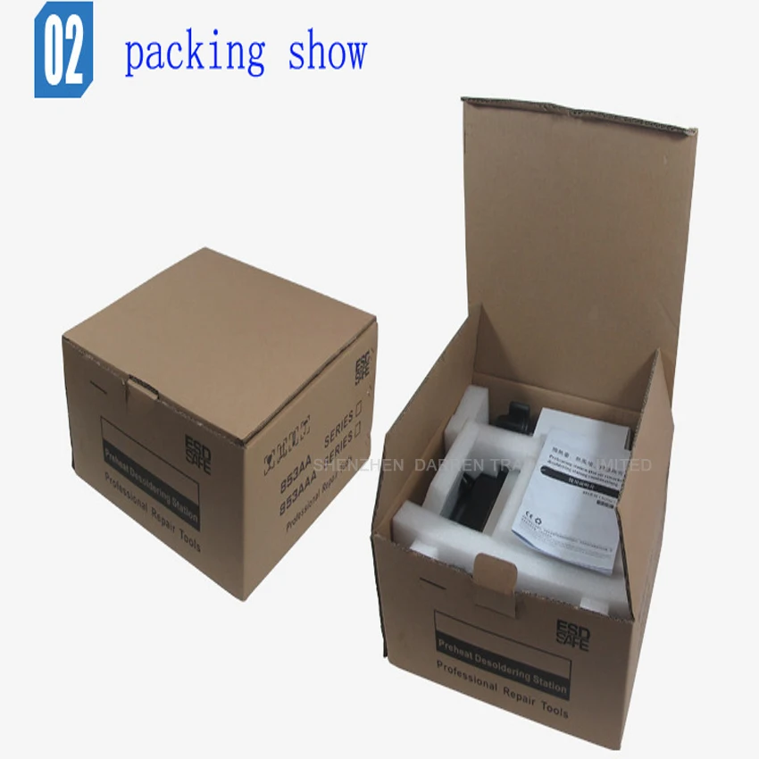 Rework Station 220v or 110v soldering station hot air station+soldering iron+Preheat station 3 in 1 SAIKE 8310D