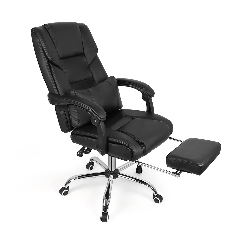 

Design Lifting Chair Reclining Office Chair High Back Computer Napping Chair Leather HWC