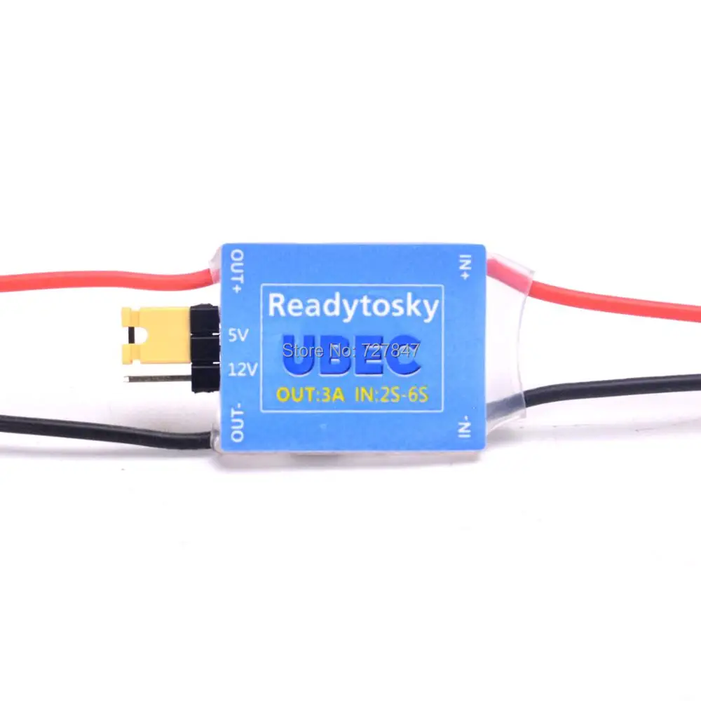 Модуль питания UBEC 2-6S 5 V/3A и 12 V/3A Регулируемый переключаемый BEC RC части для FPV