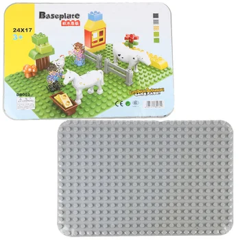

24*17 Dots 38*27cm 4Pcs/lot big Blocks Base Plate diy Baseplate Educational Toys for children gifts Compatible With Toys