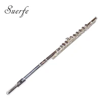 Jinbao C key Flute 16 Closed hole Offset G Italy Pads Offset G Cupronickel 16 holes flute Musical instrument flute intermediate concert nickel silver band with pads musical instrument c key toy musical instrument