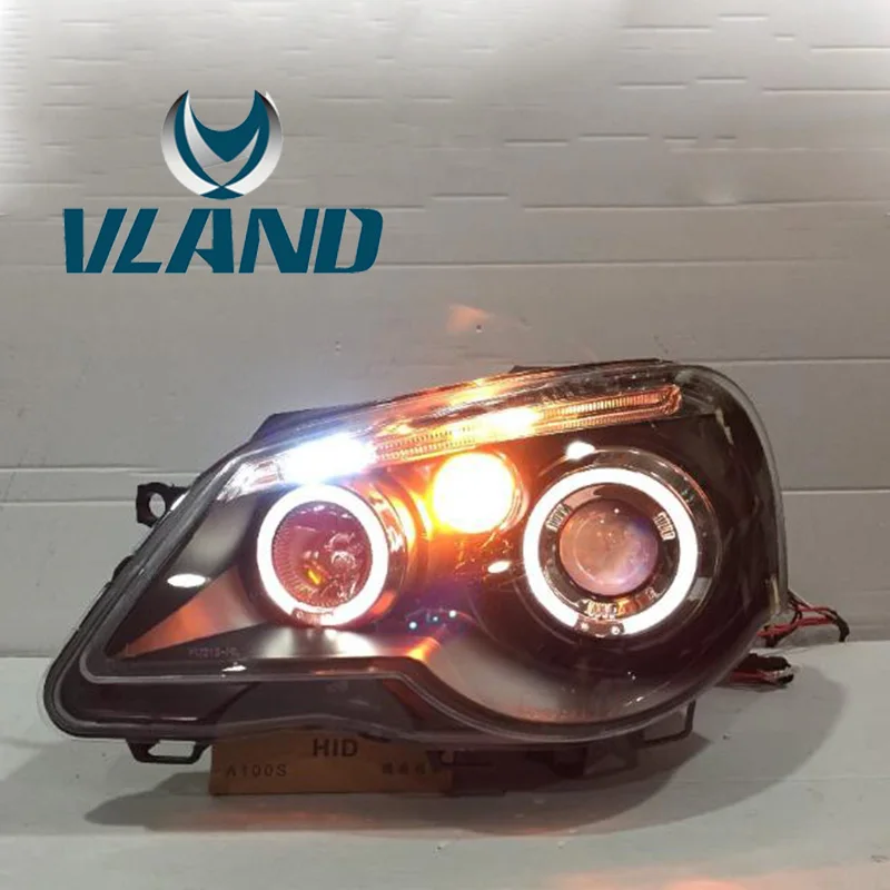 VLAND фабрика для автомобиля фары поло 2005 2009 светодиодный Биксеноновая проектор