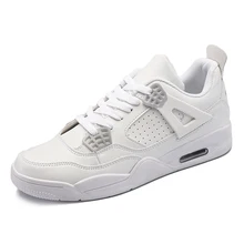 Амортизирующие кроссовки для баскетбола для мальчиков; высокие популярные удобные кроссовки Air Sole; недорогая спортивная обувь для мужчин; basquete Джордан Ретро