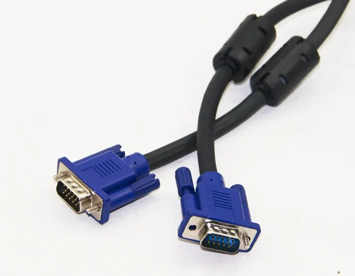 FINXRoll 15pin VGA Male to VGA Male Monitor Cable,3+6 HD15 Male to Male for PC Laptop Projector HDTV Monitor 1.5m/4.9Feet FINXRoll 15pin VGA Male to VGA Male Monitor Cable,3+6 HD15 Male to Male for PC Laptop Projector HDTV Monitor 1.5m/4.9Feet