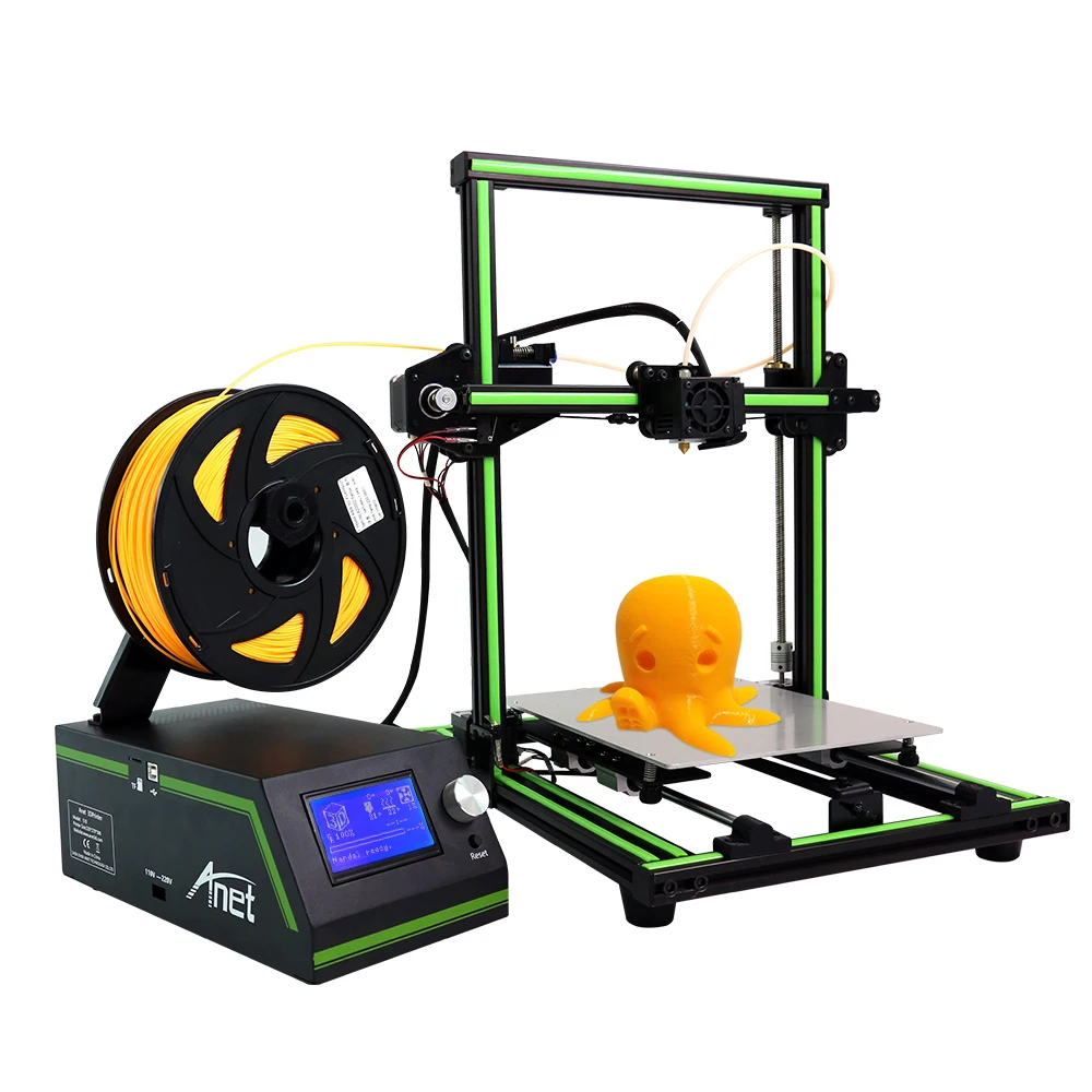 

Semi Assembled Anet E10 3D Printer Aluminum Frame Multi-Language 3D Printer DIY Kit Impresora 3D Printing Size 220*270*300MM