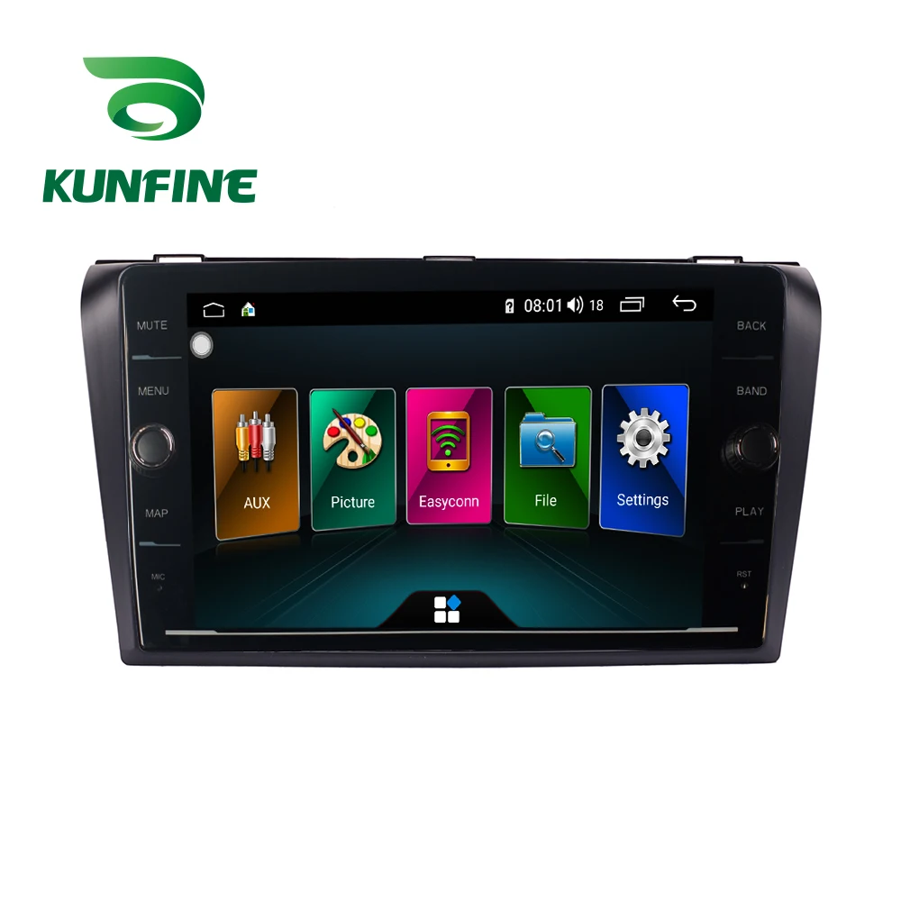 Perfect Octa Core 4GB RAM 64GB ROM Android 8.1 Car DVD GPS Player Deckless Car Stereo For Mazda 3 2006-2013 Radio Headunit 2