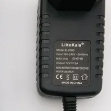 Liitokala 12V 2A адаптер монитор двери питания DC 5,5*2,1 мм европейские американские вилки