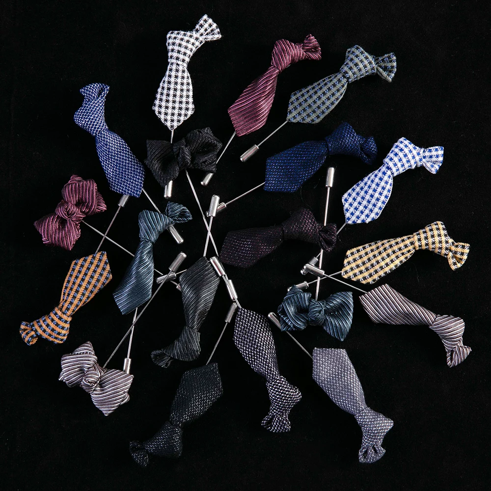 خياط سميث ربطة العنق شكل طية صدر السترة دبوس الأزياء عارضة مصمم دعوى العروة فراشة عصا دبابيس الملابس هدية اكسسوارات