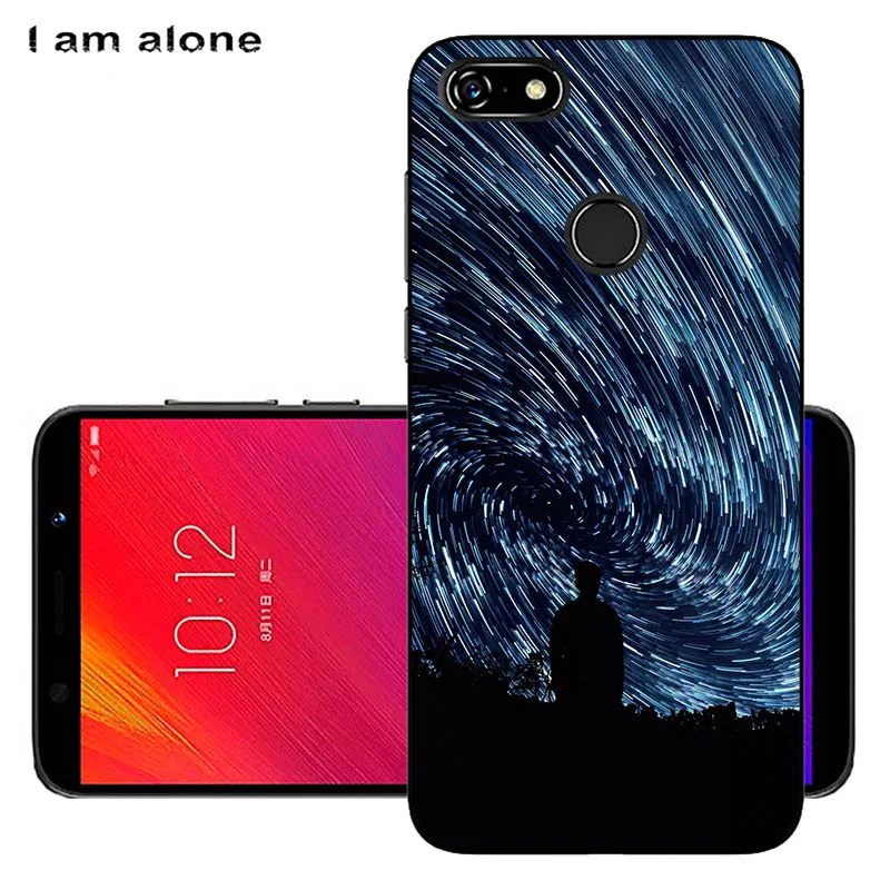 Чехлы для телефонов I am alone для lenovo A5, 5,45 дюймов, модные чехлы из мягкого ТПУ для мобильных телефонов, милые цветные цветочные чехлы для мобильных телефонов - Цвет: Black TPU U33