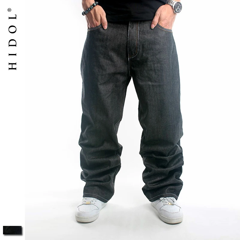 Оригинальные джинсы для скейтборда, мужские европейские 46, черные мешковатые штаны с принтом в стиле хип-хоп, брендовая одежда, SJ Kanye, хип-хоп брюки-карго