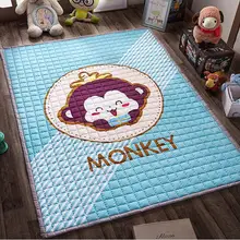 3 см толщина ковер для гостиной ins Модный ребенок игровой коврик утолщение складной 150X200 см игровой коврик для спальни