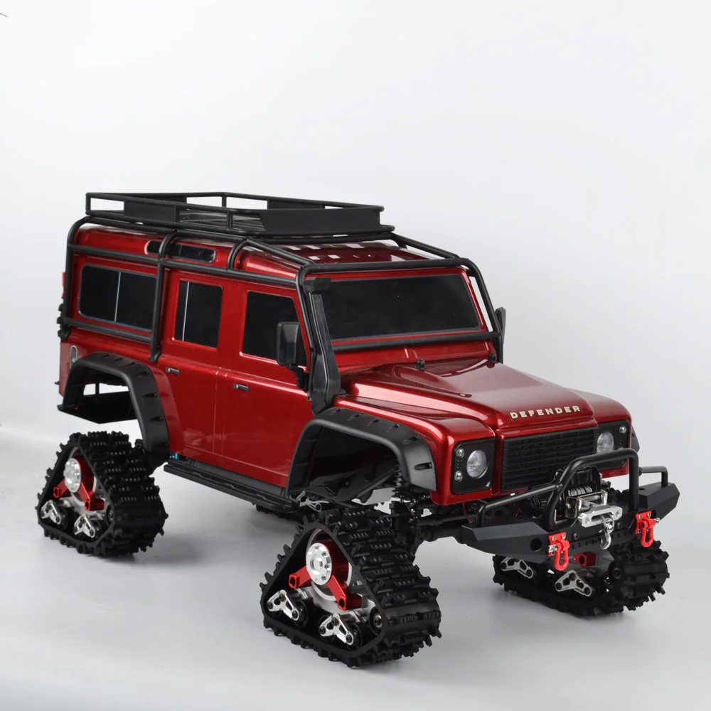 rcaidong 1//10 RC TRX4 Tracks Wheel Sandmobile Conversion Snow Tire for Traxxas Trx4 TRX-4