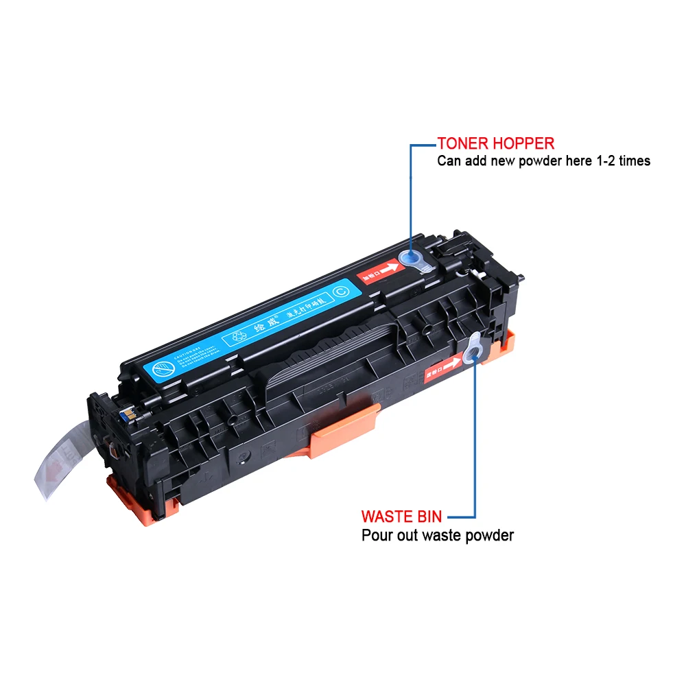 HWDID 1 шт. CE410A CE411A CE412A CE413A 305A совместимый тонер картридж для HP LaserJet Pro 300 M351 M375nw M451 M475dn