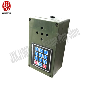 

JXKJ1987 Escape Room Prop Guess the Number to Open Lock Real Life Game Puzzle Choose Different Sound Effect