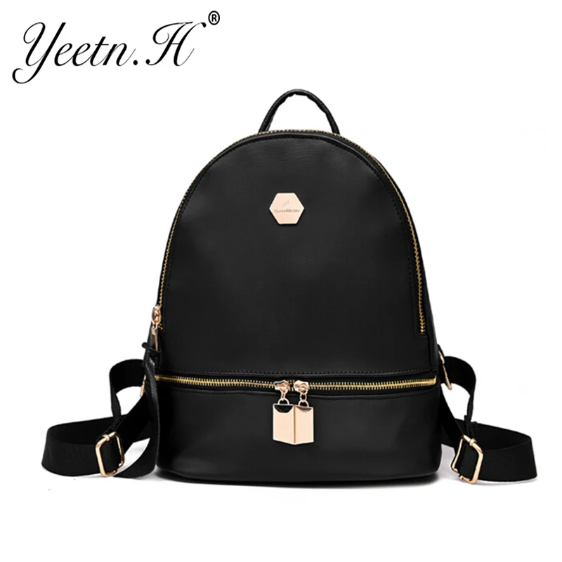 

2017 Fashion Backpacks Women PU Leather School Bag Girls Female Candy Colors Travel Shoulder Bags Waterproof Back Bags Y1259