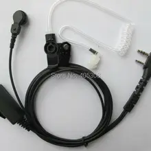 2 Pin комплект видеонаблюдения трубчатая гарнитура Наушники Kenwood двухсторонние радиоприемники