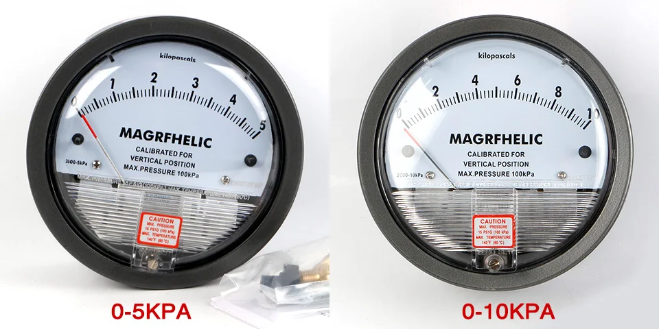 TE2000 Micro Differential Pressure Gauge High Precision Air Differentialvacuum Manometer Micro Measuring Range 0-60PA~0-30KPA
