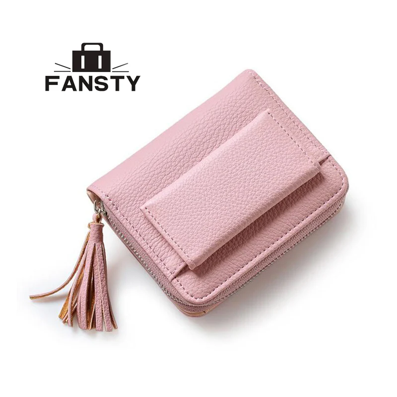 Buy New 2017 European Female PU Leather Purse Cute