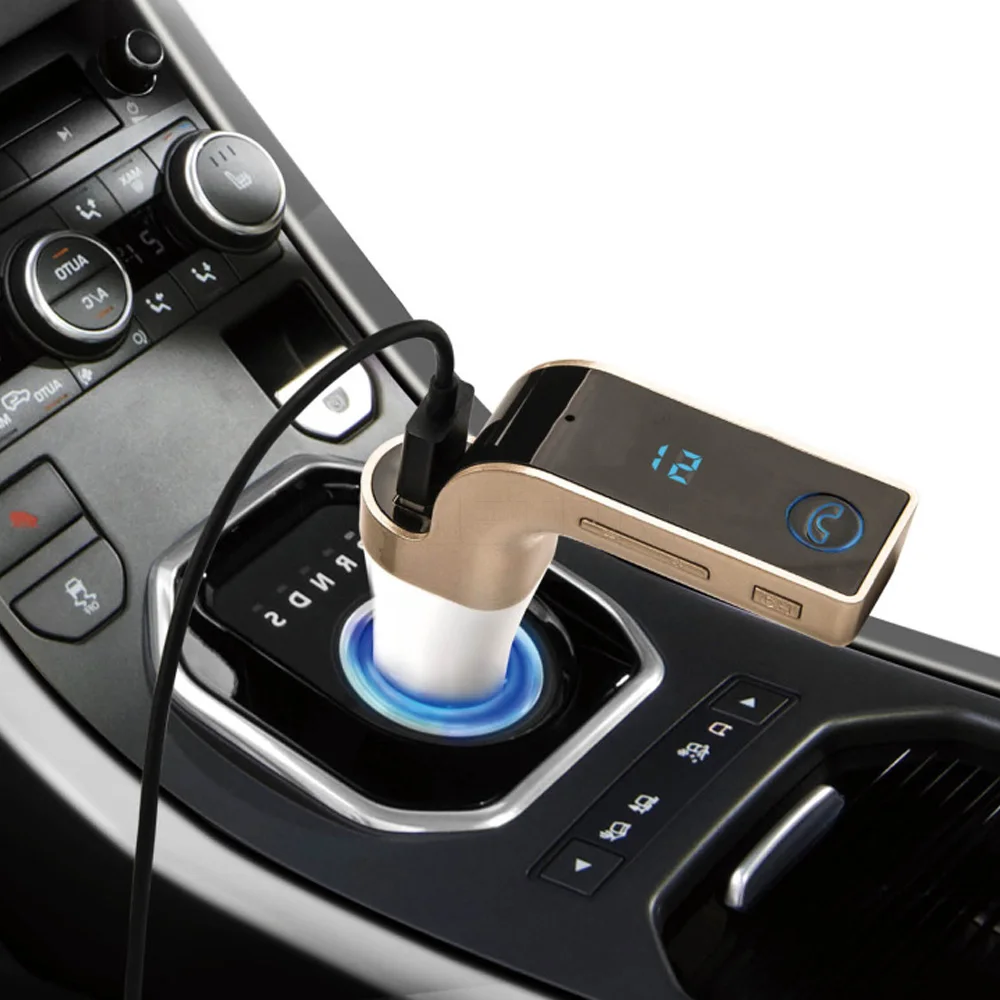 MP3 Music Player LED Display With Single USB Car Charger Adapter Universal T853A Bluetooth FM Transmitter Handsfree Kit | Автомобили и