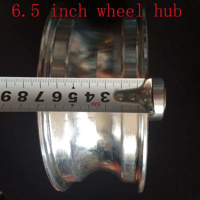 6,5 дюймов обод переднего/заднего колеса обод 90/65-6,5 бескамерный алюминиевый концентратор переднего колеса подходит для скутера с осью колеса запчасти для скутеров