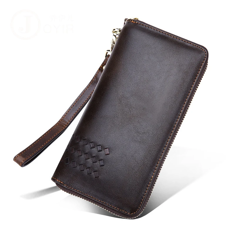 

Man wallet long leather wallet restoring ancient ways hand bag large capacity wallet card package