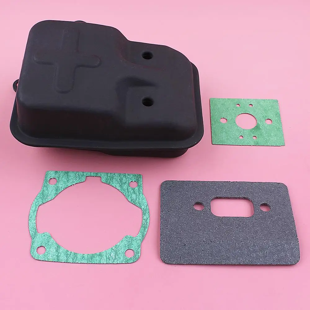Exhaust Muffler For 40-5 430 Cylinder Carburetor Gasket Set Brush Cutter Grass Trimmer Replace Tool Part