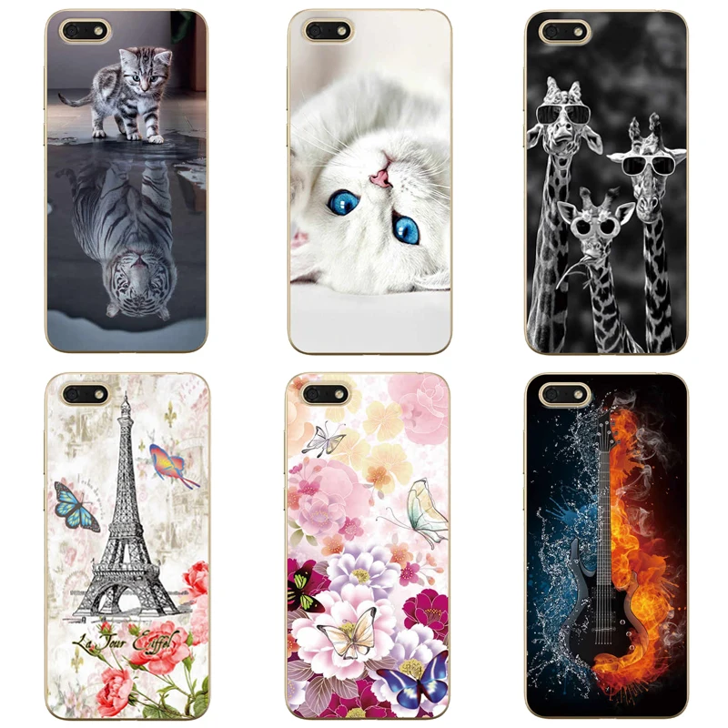 For Huawei Honor 7A 7 A DUA-L22 Case 5.45&quot Phone Back Cover Painted Russia Protection Shell |