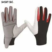 Перчатки для бега Для мужчин Для женщин Спорт на открытом воздухе перчатки, ветрозащитные Анти-скольжения Полный палец велосипедные перчатки h37