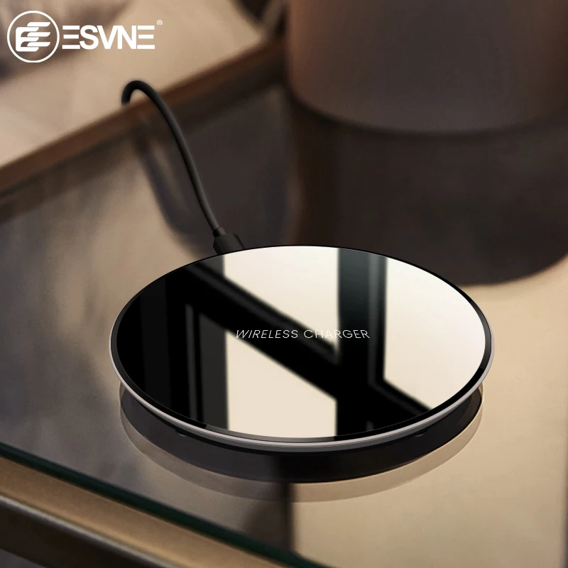 

ESVNE Qi Wireless Charger 5w phone charger wireless Fast Charging for iphone XS MAX XR Samsung Xiaomi Huawei Dock Cradle Charge