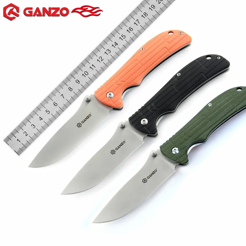 Новый Ganzo G723 Складной нож 440C Лезвие G10 ручка охотничий Carambit кемпинг выживания