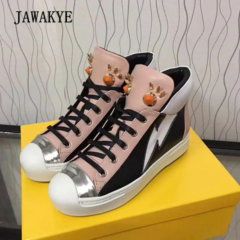 2018 Fashion Loafer Shoes Woman Mixed Color Rivet Sequid Internal increase Sneakers Women Fashion Casual Shoes 2018 Fashion Loafer Shoes Woman Mixed Color Rivet Sequid Internal increase Sneakers Women Fashion Casual Shoes
